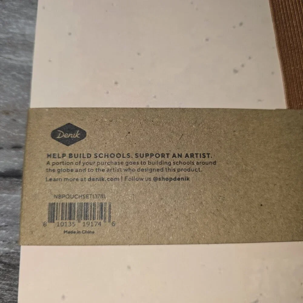 Denik Notebook & Pouch Set BNWT – 5.25
